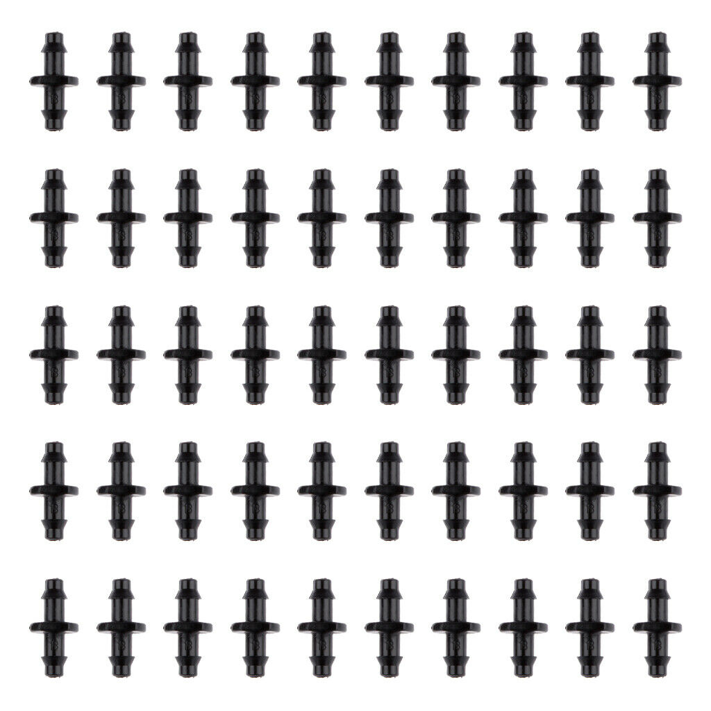 Connector Grooved Double Connection Black For Agriculture Lawn Garden Patio