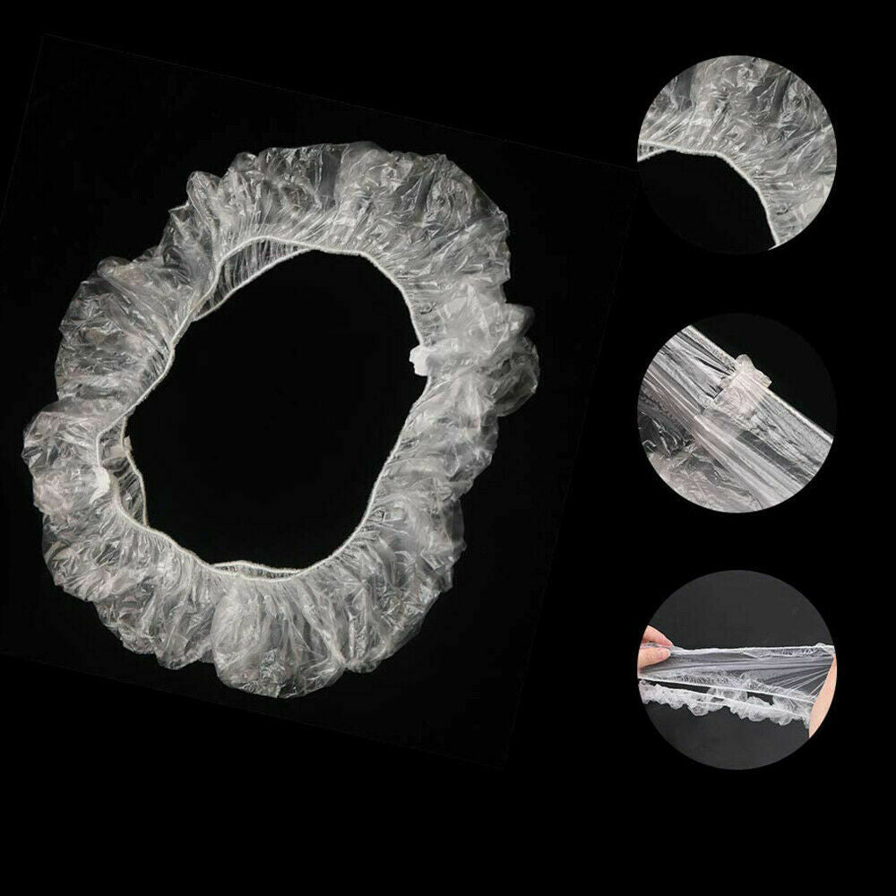 100Pc Car Disposable Plastic Steering Wheel Protector Cover Waterproof Dustproof