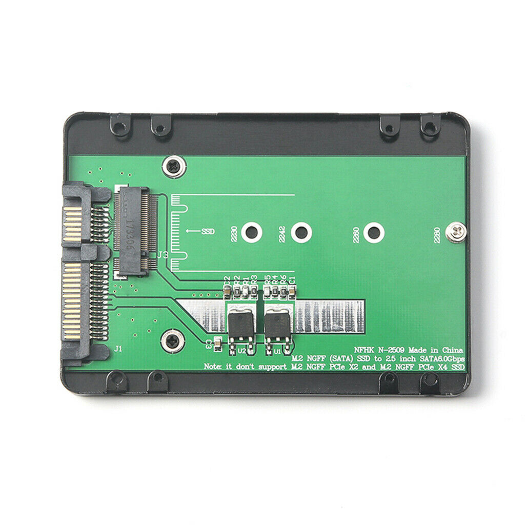 sata protocol ngff m.2 to 2.5 inch sata interface 7mm aluminum alloy hdd case