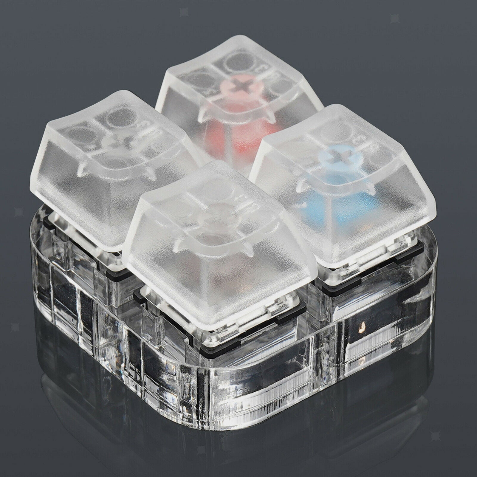 Professional 4 Switch Switches Tester Blank Keycaps for Mechanical Keyboard