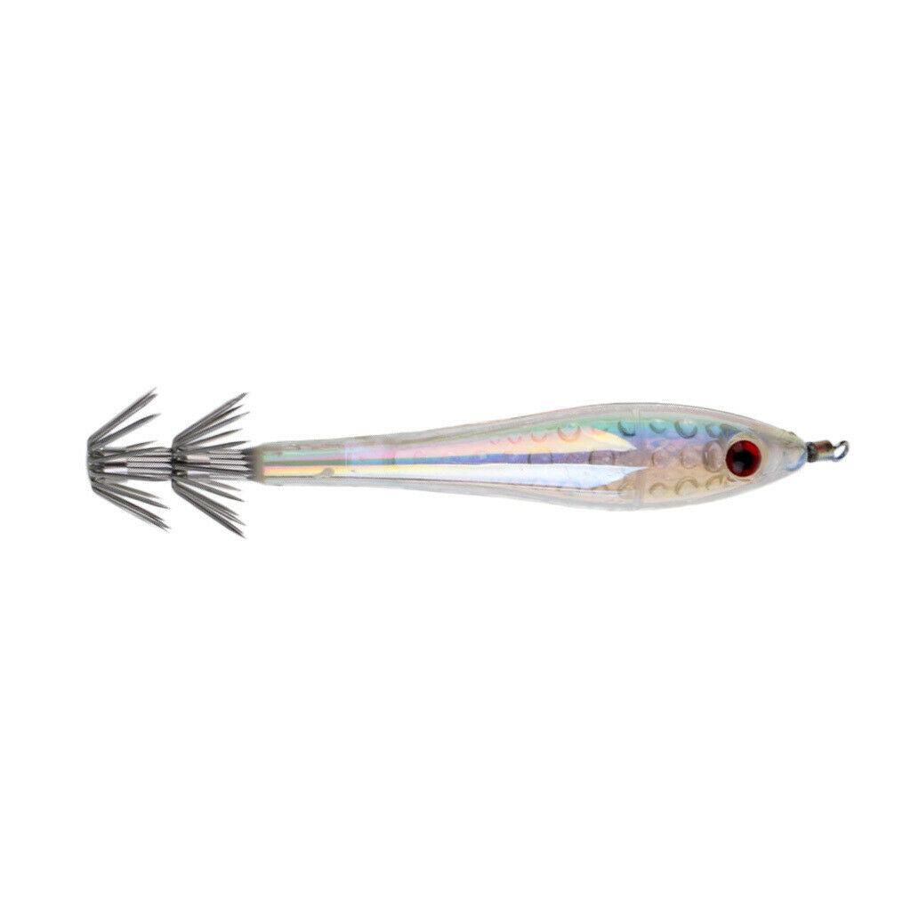 10x Luminous Squid Octopus Sleeve-Fish Fishing Lures Baits Jigs Hooks Hard Baits