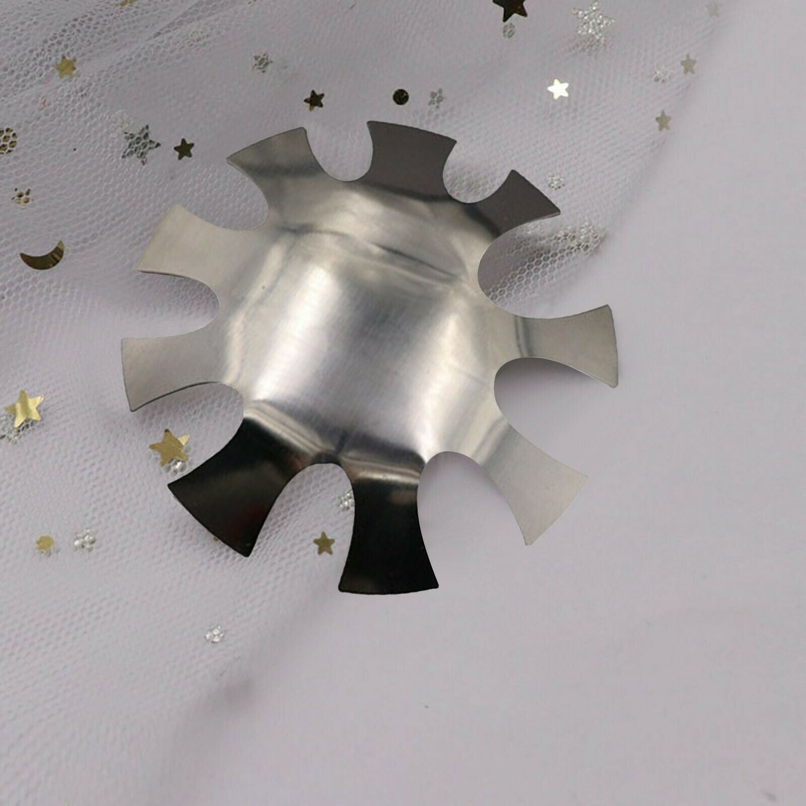 Waterproof Nail Cutter Plate French Manicure Nail Art Making Stainless Steel
