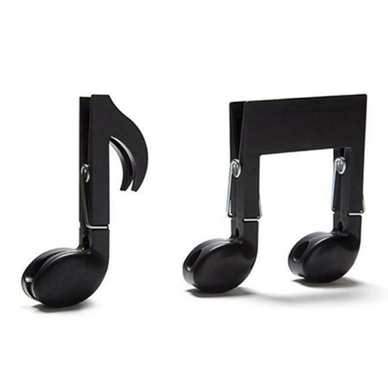 Multipurpose Musical Notes Shape Clothespin Food Sealing Clips Durable Hanging