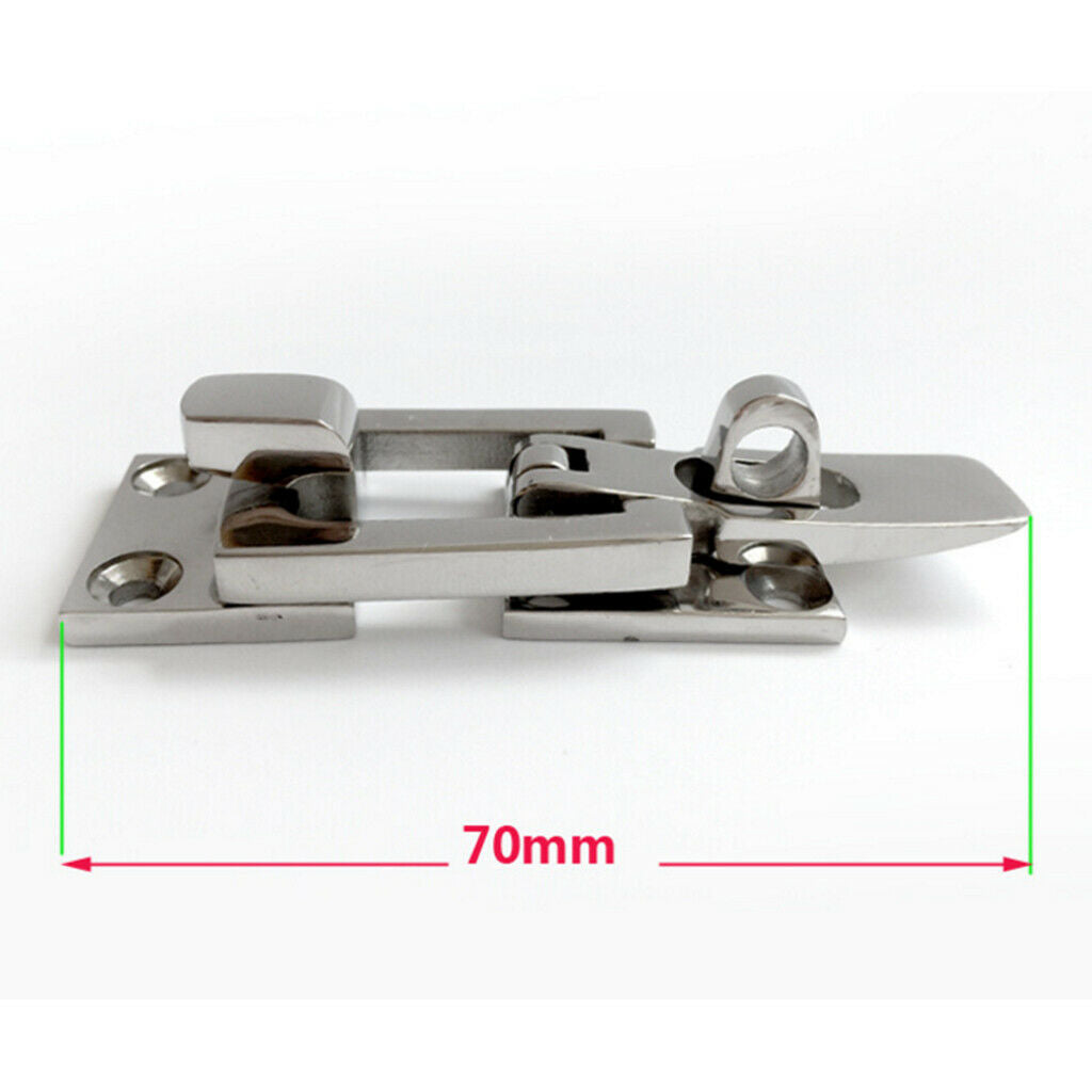 Stainless Steel Anti-Rattle Fastener Boat Latch Locker Hatch Clamp New