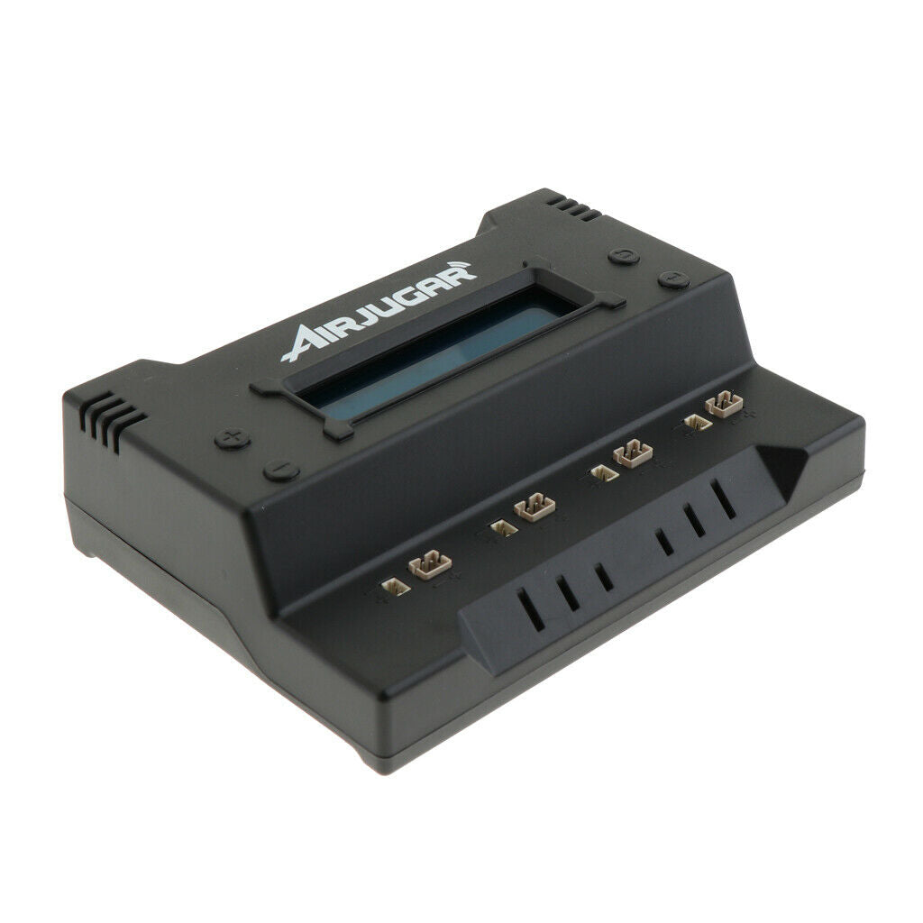 4 Port Intelligent Battery Charger 1602 LCD Display