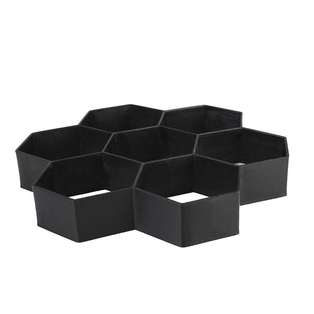 2 Pieces Hexagon Walk Maker Concrete Stepping Stone Mold Garden Pathway Mold