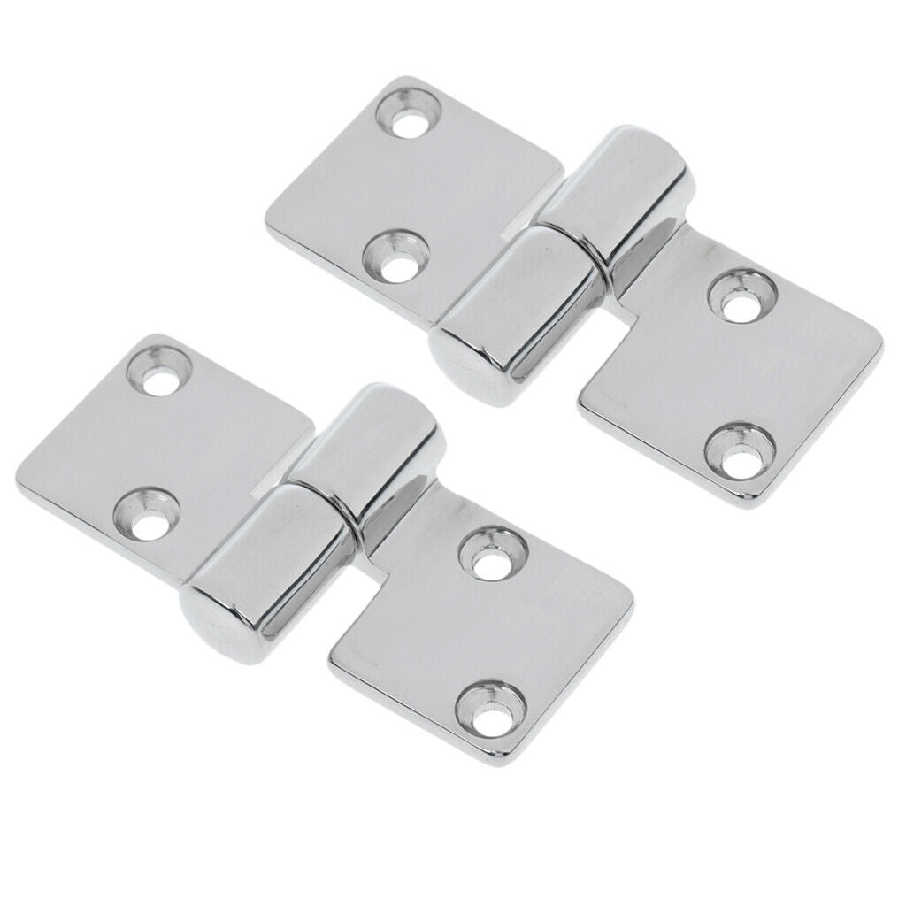 2x Marine 90x38mm Take-Apart Hinge Stainless Steel Lift-off Hinge Left Hand
