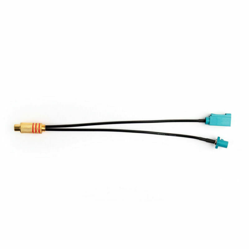4x RCA Jack to Universal Fakra "Z" Male & Female Jack Pigtail RG174 20cm  UA
