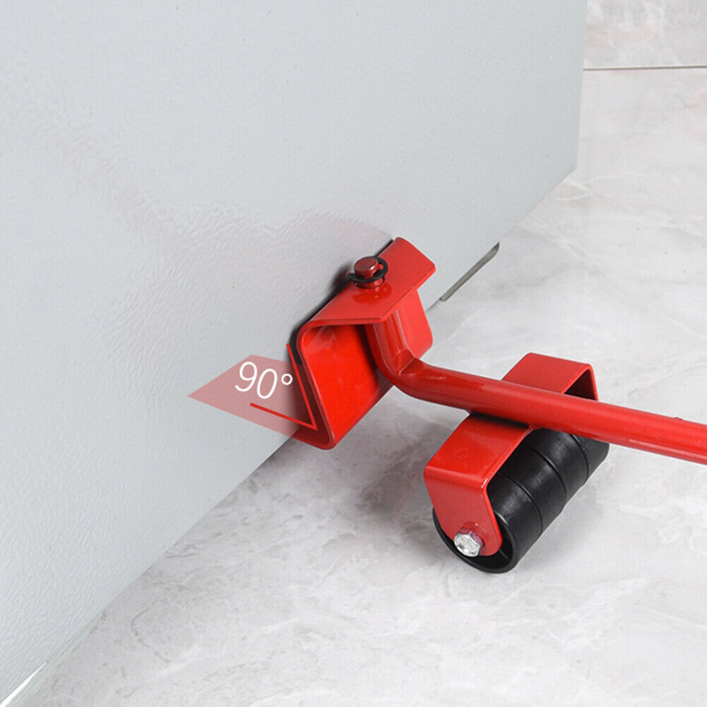 5pcs Moves Furniture Tool Transport Shifter Moving Wheel Slider Remover Set