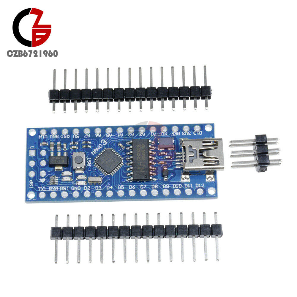 5PCS New Nano V3.0 ATmega168 CH340G mini USB compatibile Arduino NANO