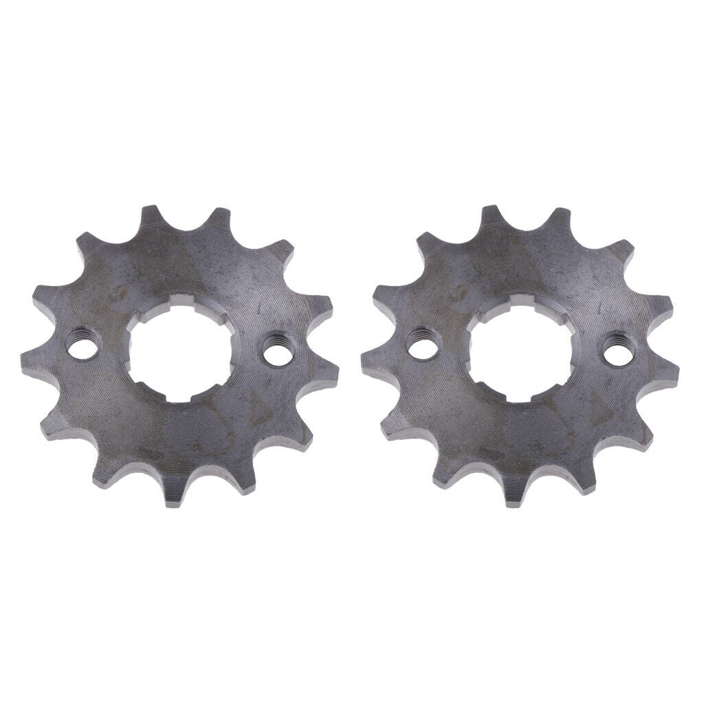 2x13T 13 Teeth 20mm 420 Chain Front Sprocket Cog for 125/140cc Pit Dirt Bike