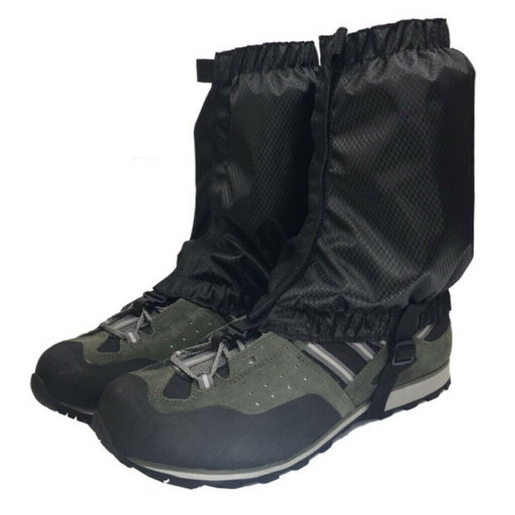 4 Pairs Leg Gaiters, Waterproof Anti-Tear Ankle Gaiters, Outdoor Hiking Walking