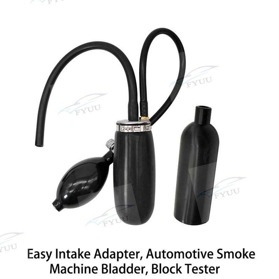 Smoke Machine Leak Tester Block Tester Inflatable Leak Plug  for 12V Vehicle