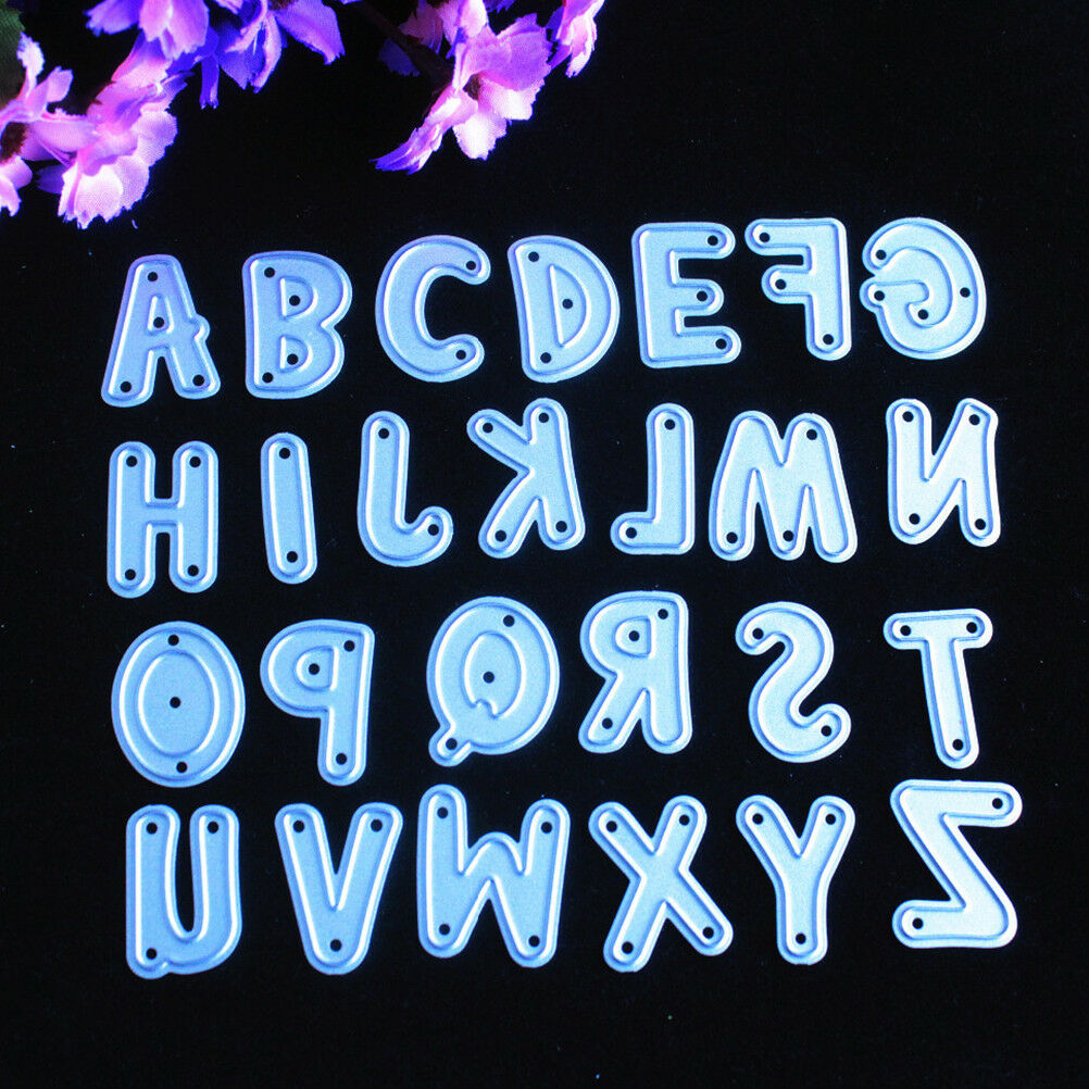 The alphabet die cuts metal die cutting dies scrapbooking embossing folde.l8