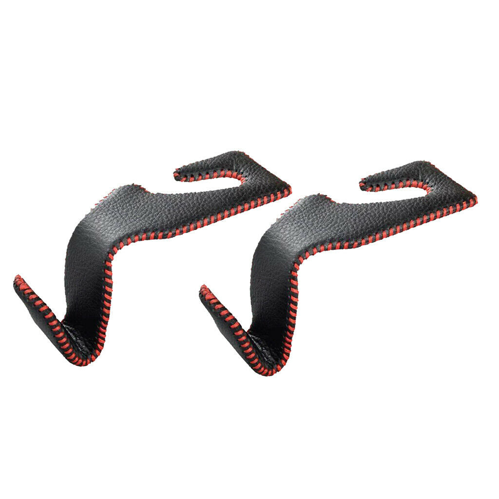 2Pieces Car Seat Headrest Hanging Hook Back Seat Purse Bag Coats Hanger