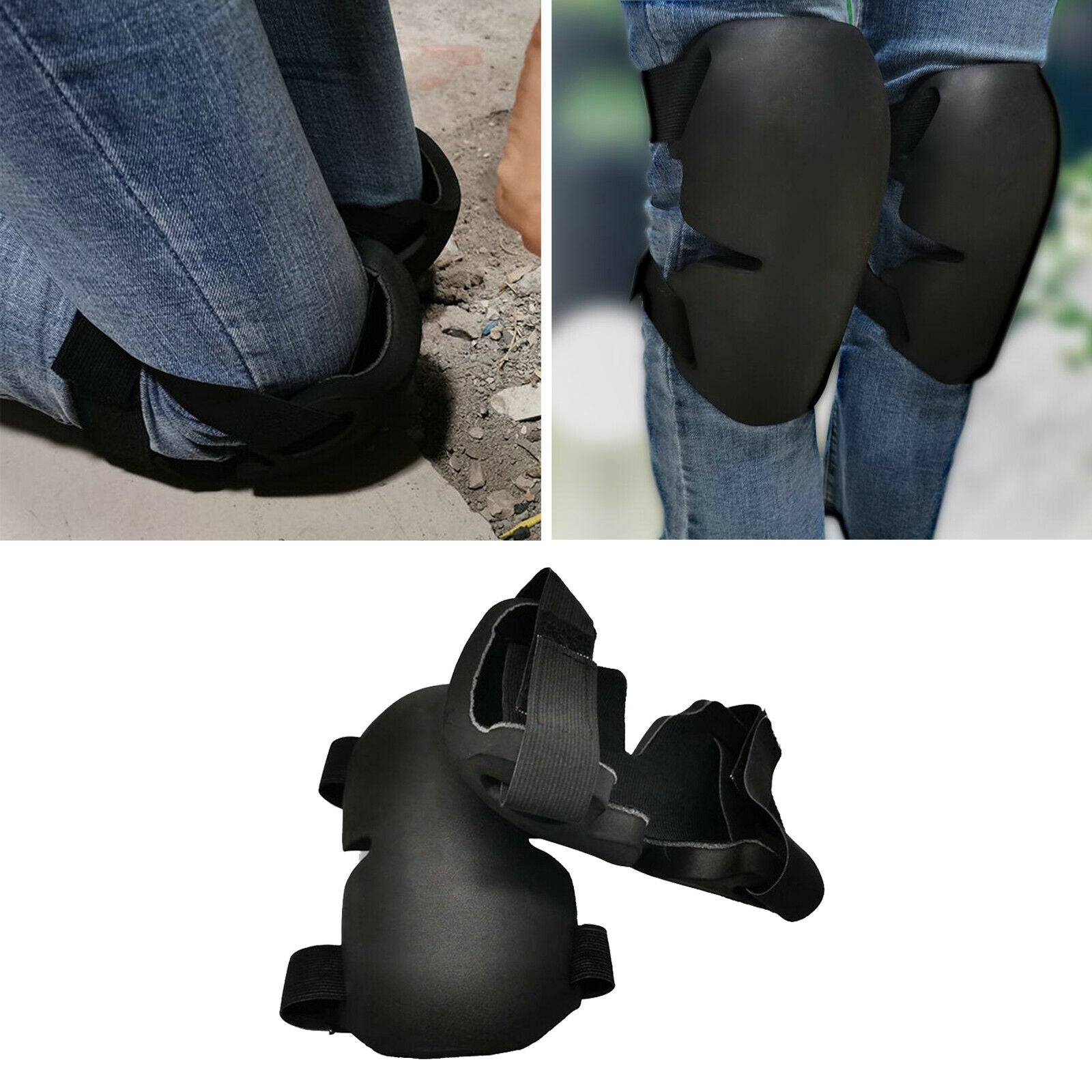Garden Adjustable Knee Pad High Density Sport Work Safety Comfort Kneepad