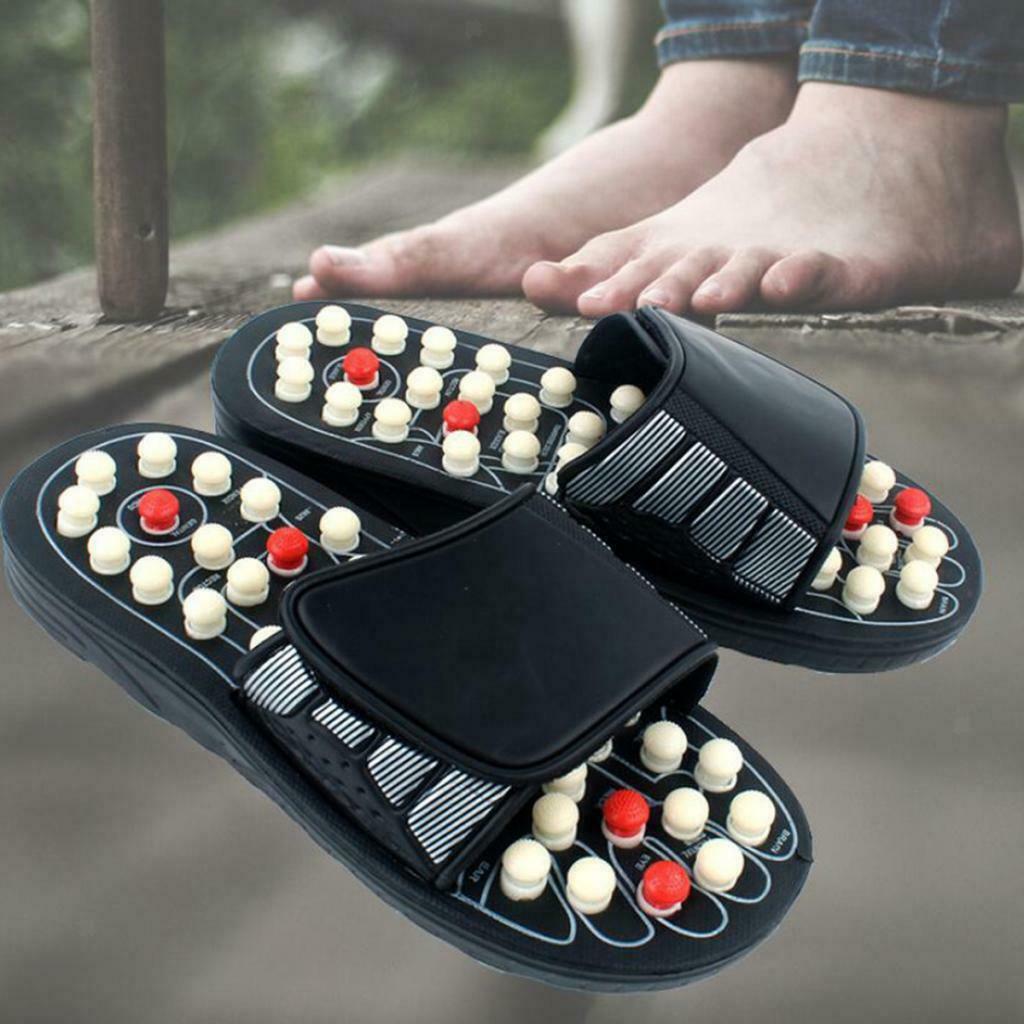 Indoor Non-Slip Foot Massage Slippers for Women Men Elderly 38/39/42/43