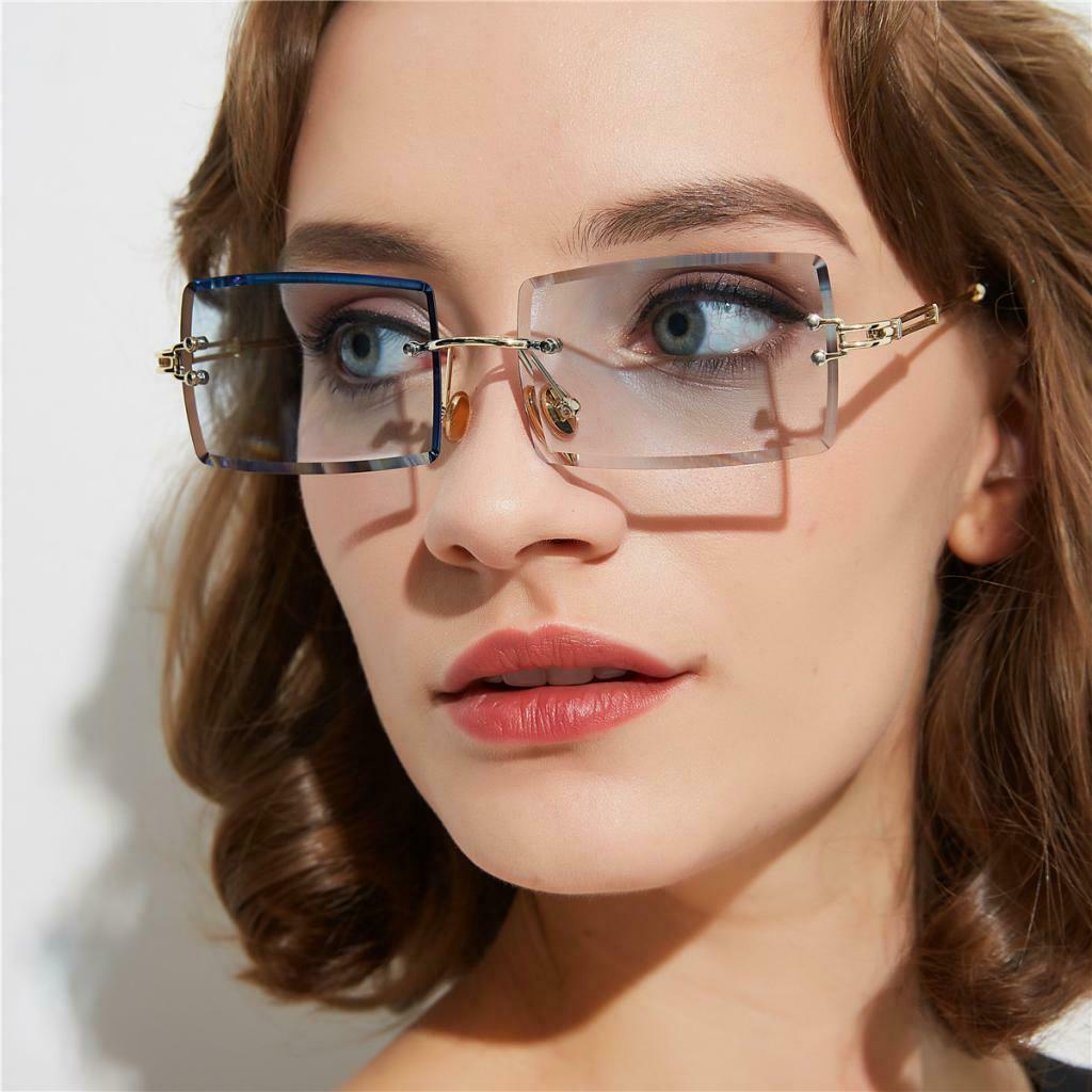 8 Piece Fashion Sunglasses Designer Tinted Lens Metal Frame Eyewear Anti-UV