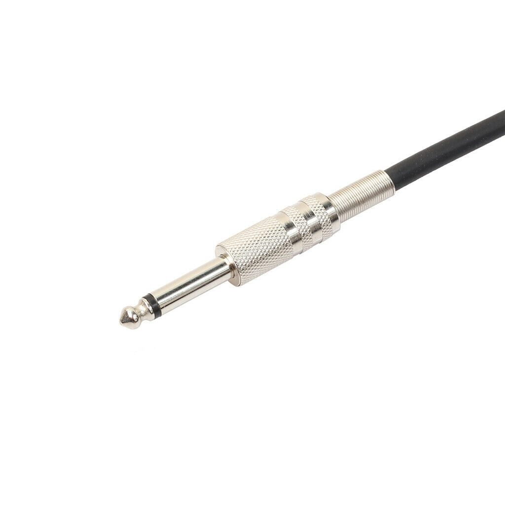 2 Pack of XLR Male to 1/4 Inch TS Cables, XLR 3 Pin Male to Quarter inch 6.35mm