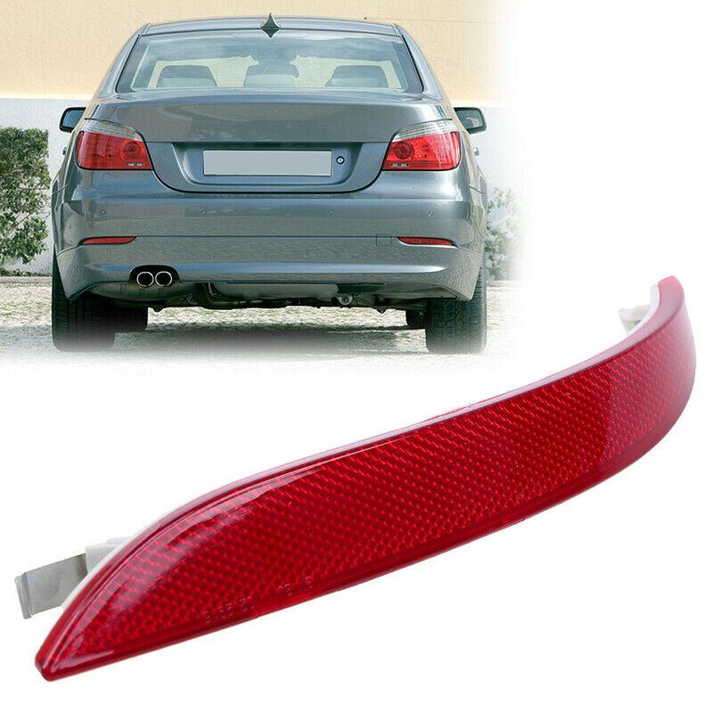 For BMW 5 Series E60 Sedan 2007-2009 Car Rear Bumper Left Side Reflector Light