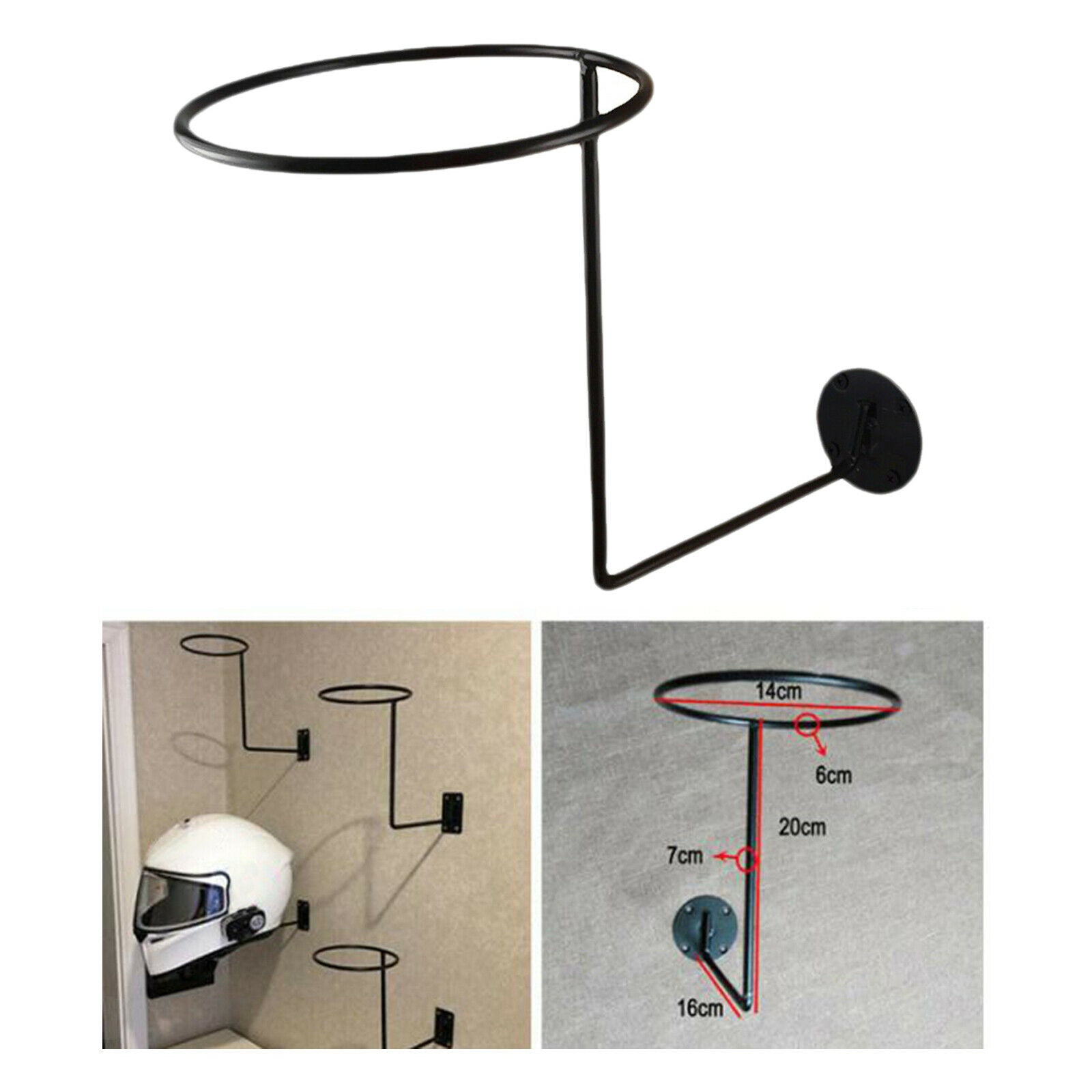 Motorcycle Helmet Holder Stand Jacket Coat Bags Rack Motorcycle Accessories