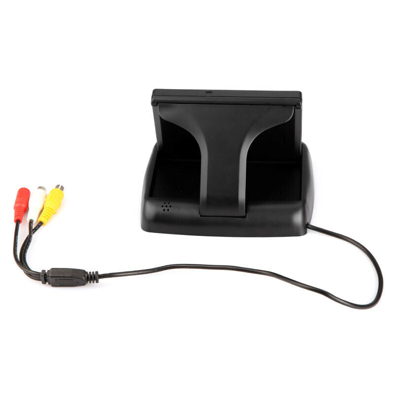 Foldable 4.3Inch Color LCD TFT Reverse Rear view Monitor for Car Back Up CamerH5