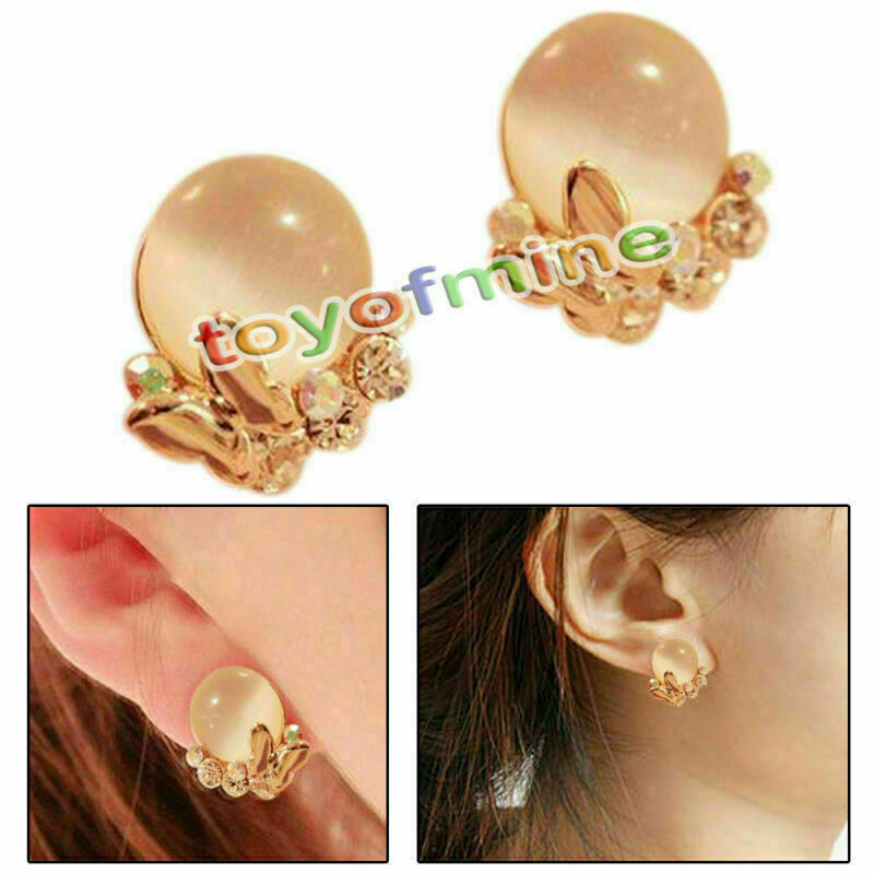 New Fashion Korean Stylish Princess Opal Butterfly Earrings Earring Best-selling