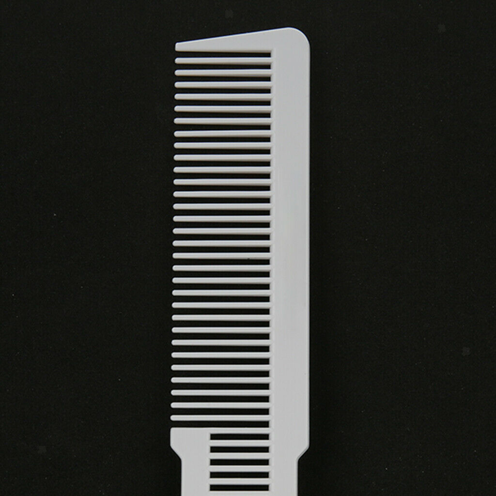 3Pcs 8" Flat Top Clipper Cutting Comb Plastic Static Free Hairdressing Brush