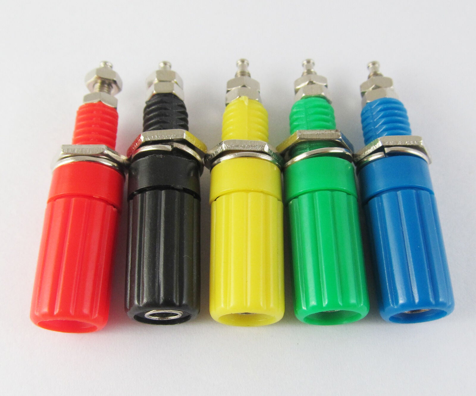 30pcs Binding Post Speaker Cable 4mm Banana Female Jack Power Connector 5 Colors