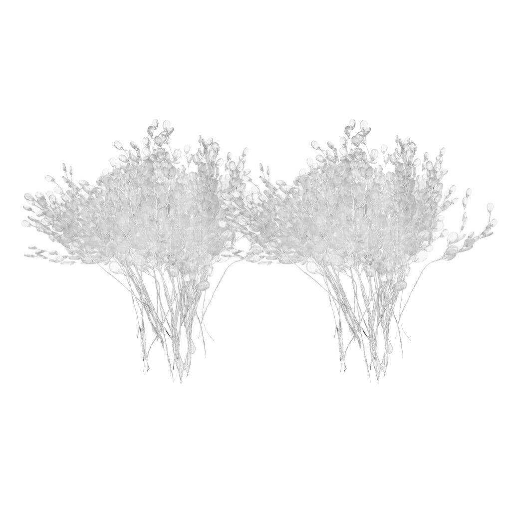 100pcs Animated Dry Tree Branches Plants Iron Wire Stem f/ Home Decoration