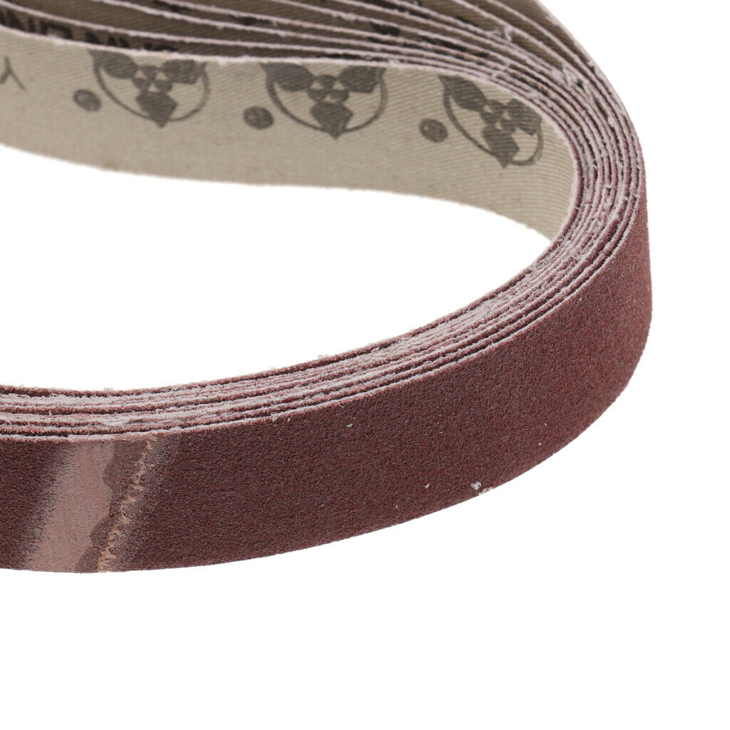 30Pcs Oxide 80 120 150 Grit 1x30" Sanding Belts Sandpaper For Belt Sander