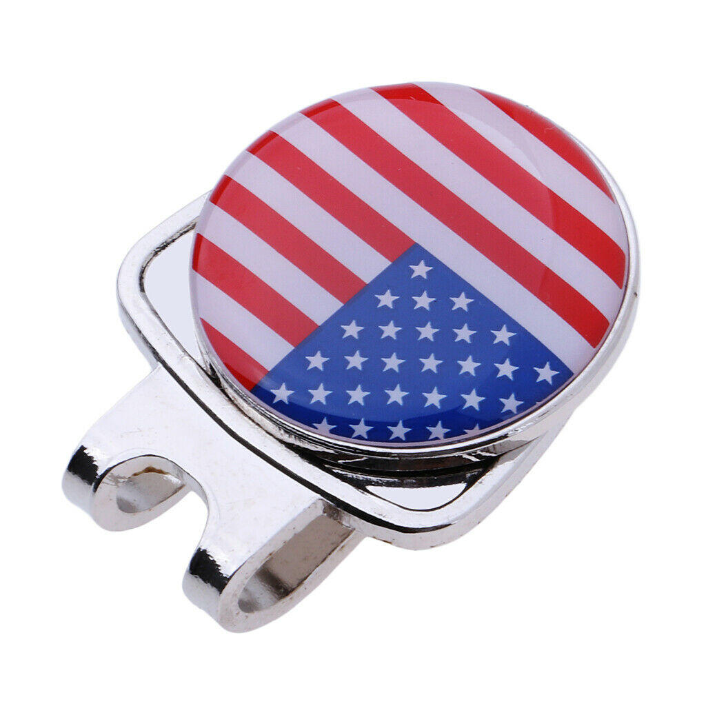 2X Portable Golf Hat Clip Ball Marker Putting Alignment Aiming Tool Golf Gift