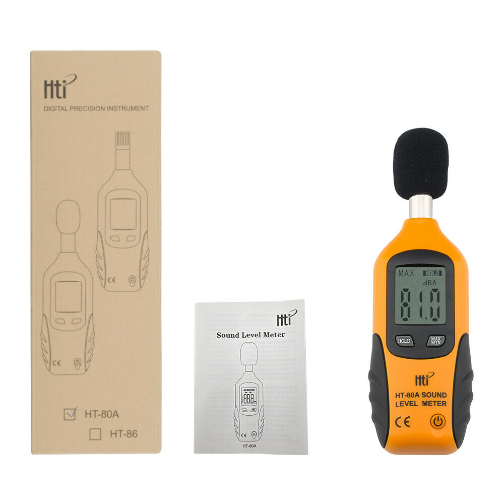 Digital LCD Noise Tester 40-130dB Handheld Sound Meter Noise Measuring Meter NEW