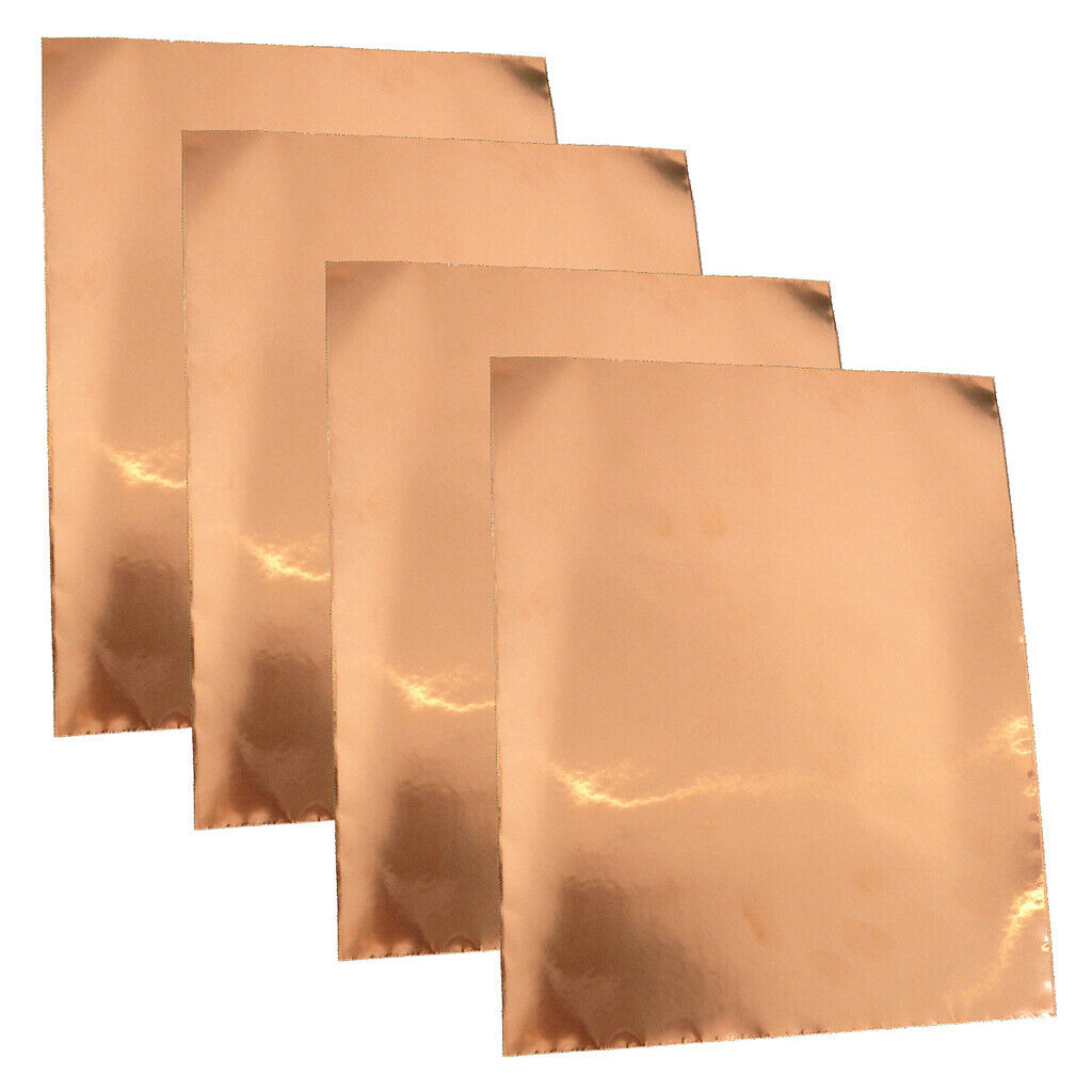 Pack of 4 Copper Foil Tape Shielding Tape Slug Snail Barrier Repellent Sheet