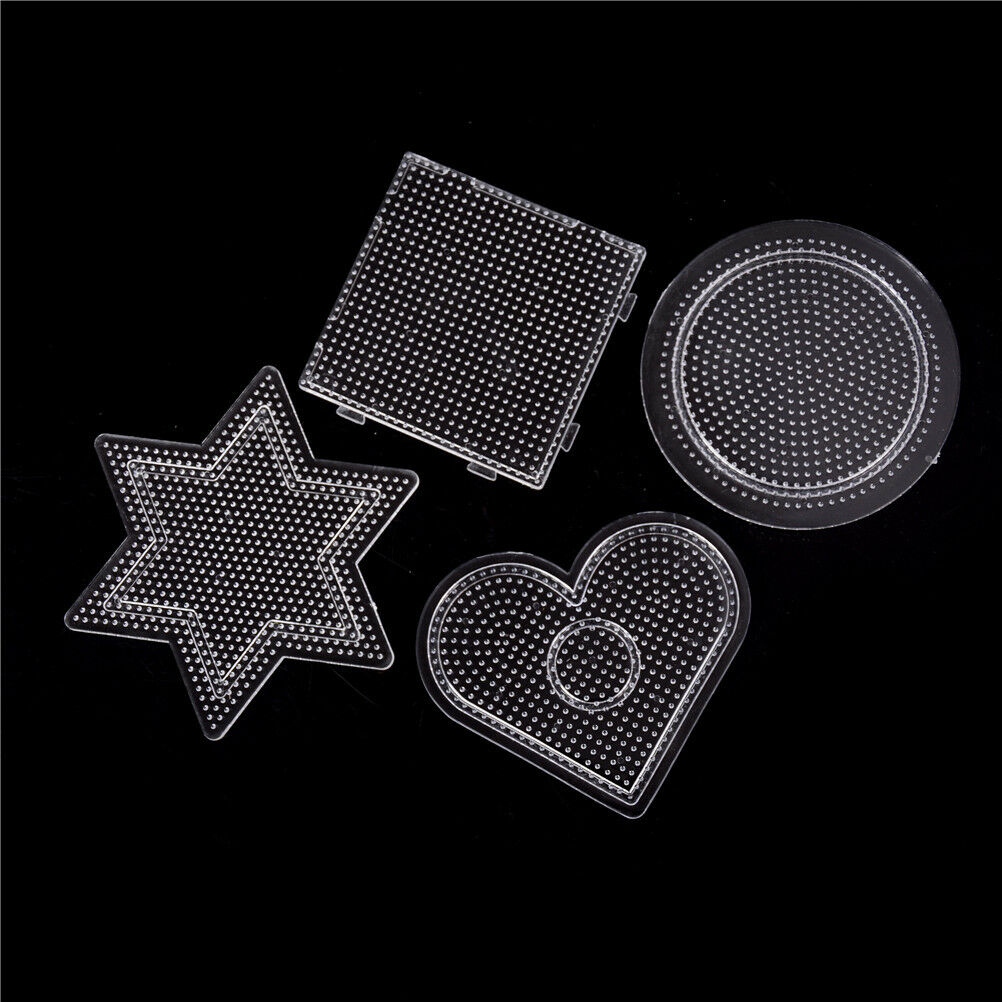 1 lot Square Round Star Heart Perler Hama Beads Peg Board Pegboard for 2.6mDEAU