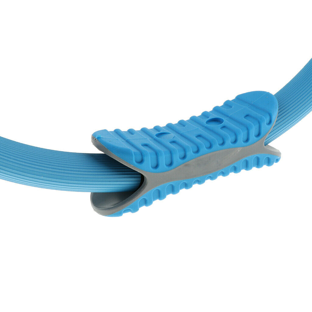 Blue Pilates Ring Resistance Ring Loop Magic Circle 30 Cm Diameter For Pilates