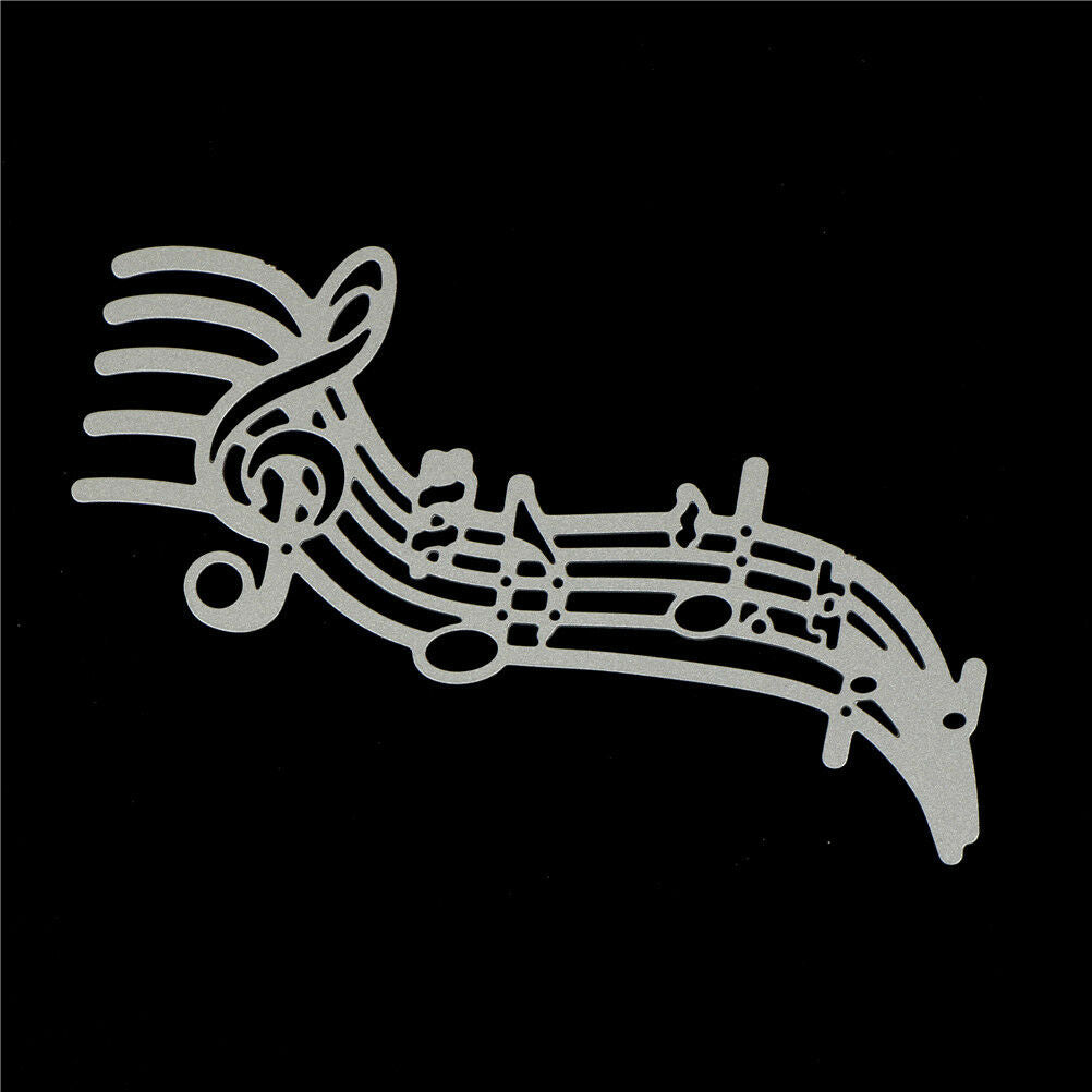 Metal Music Notes Cutting Dies Template Scrapbook Embossing Paper Card Alb.l8