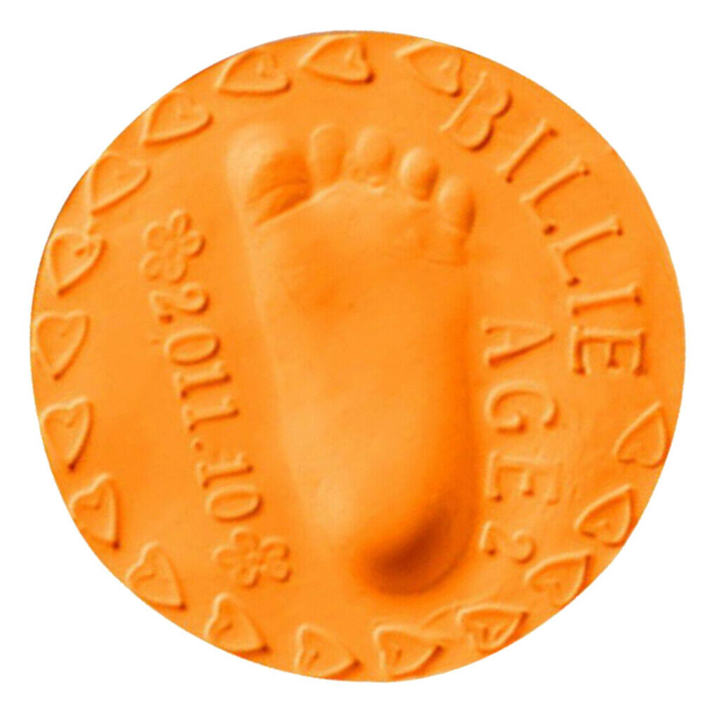 2 Bag Air Drying Clay Baby Handprint Footprint