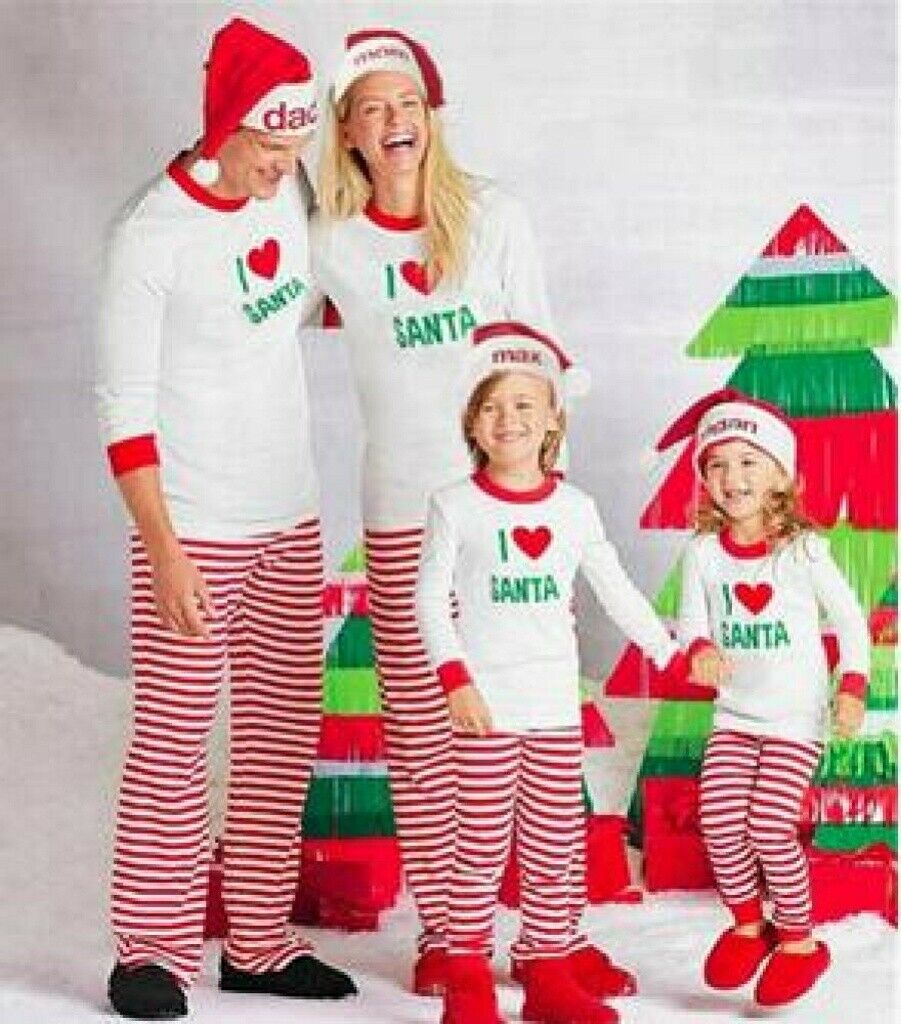 Mom's Women Family Matching Pajamas Sleepwear Nightwear Christmas Style