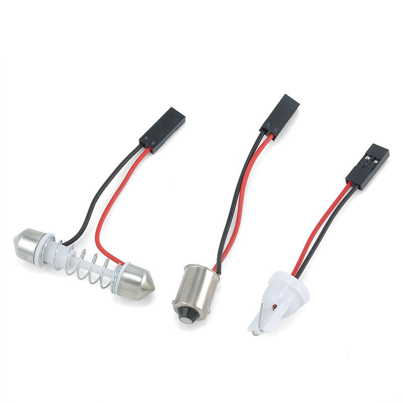 Car Interior 5050 LED White Light 48 SMD Lamp Panel T10 Festoon Dome BA9S 12V 5W