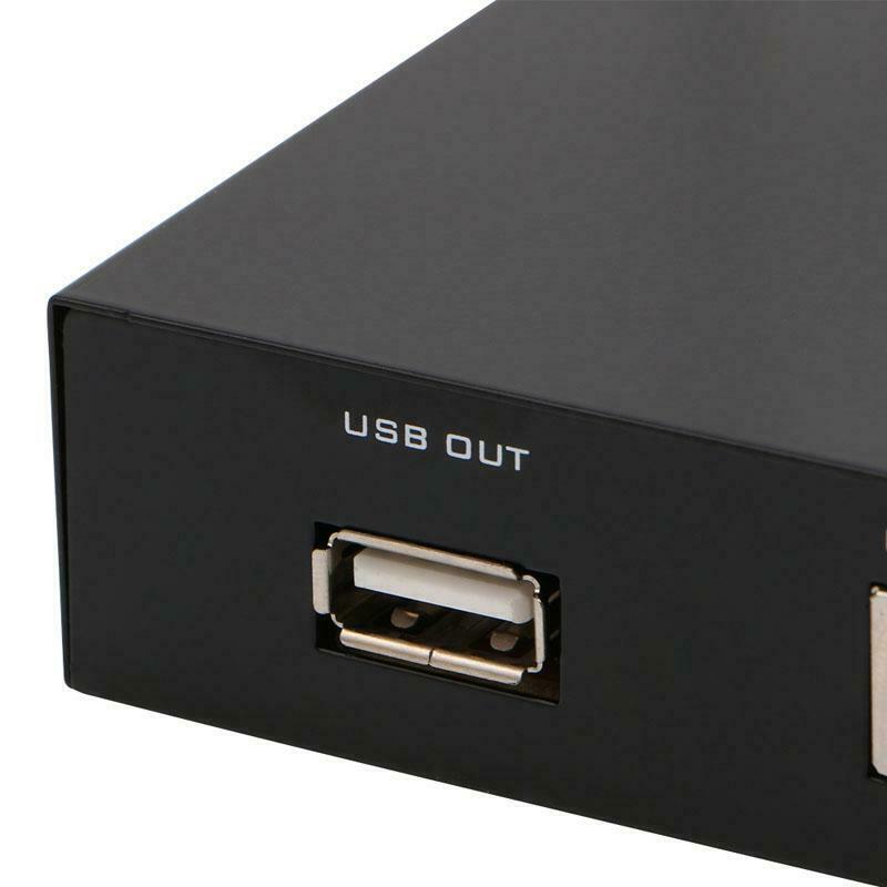 2 Ports USB2.0 Sharing Device Switch Switcher Adapter Box For PC Scanner Printer
