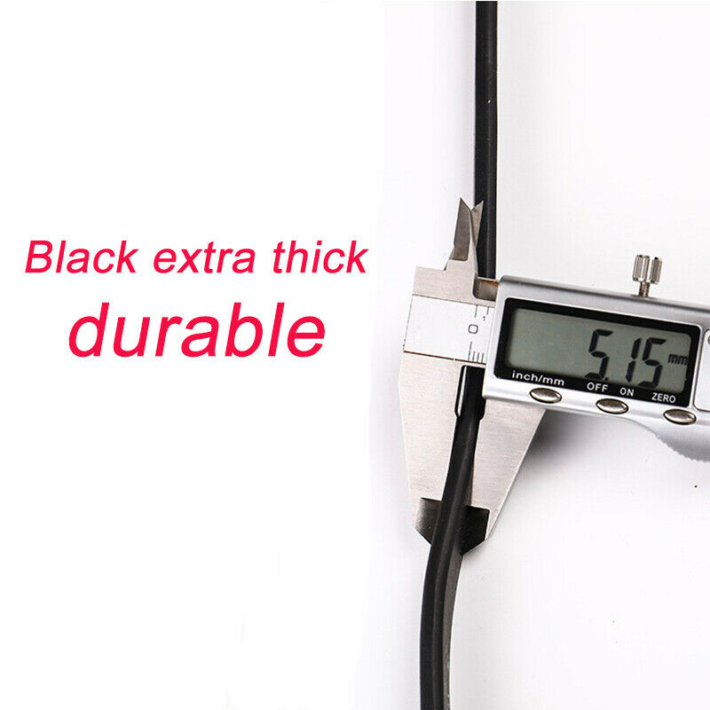 Black Luggage Straps Butyl rubber Rope Hooks Stretch Tie Car Bike Travel Riding