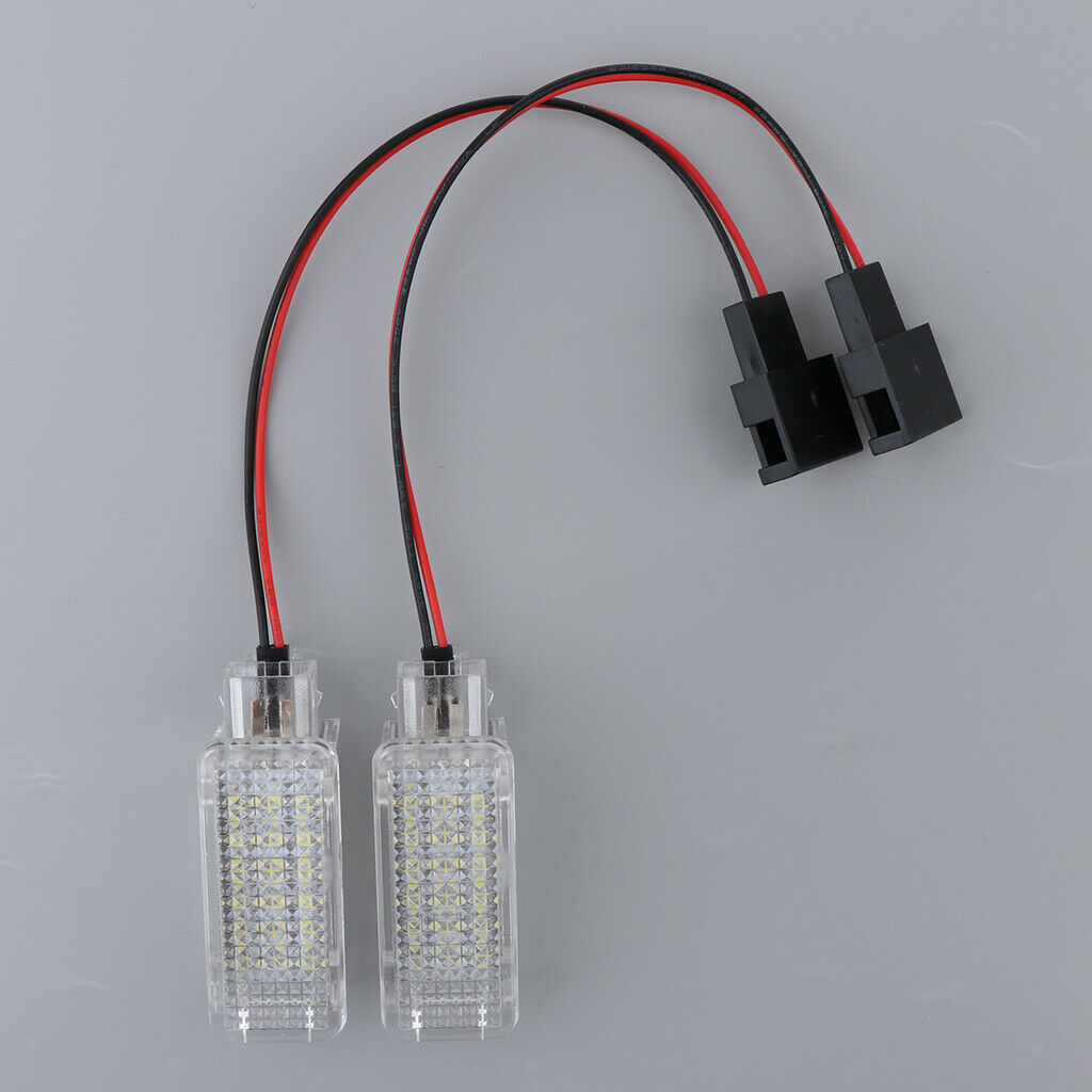 2pcs Rearview Mirror Puddle Light LED Mirror Puddle Lights For Audi S4 B5 B6