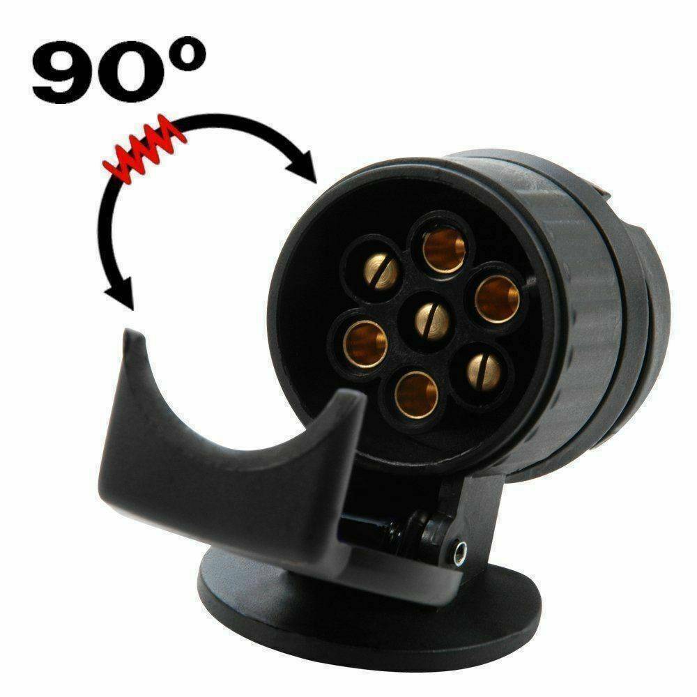 13 To 7 Pin Plug Adapter Trailer Connector 12V Towbar Towing Waterproof Plugs