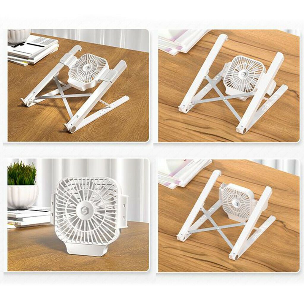 Portable Foldable Laptop Stand Table Riser Adjustable with Fan for