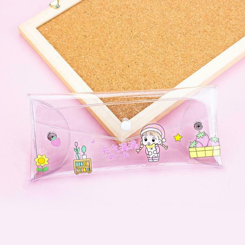 Large Capacity Stationery Holder Bag for Students Portable Cosmetics Storage Bag