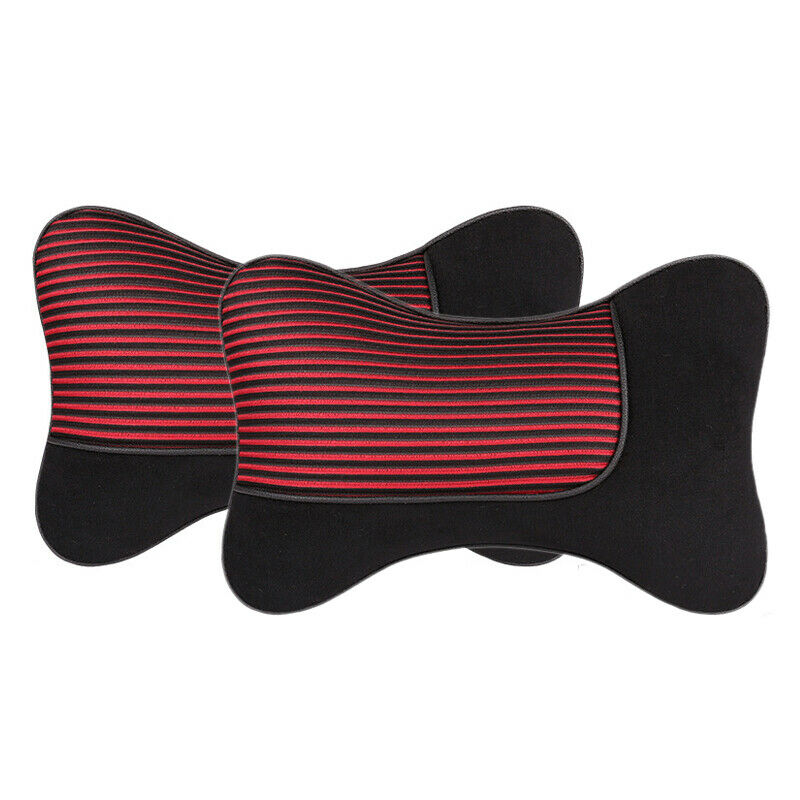 Universal 2X Soft Cotton Car Headrest Neck Pillow Short plush Travel Accessories