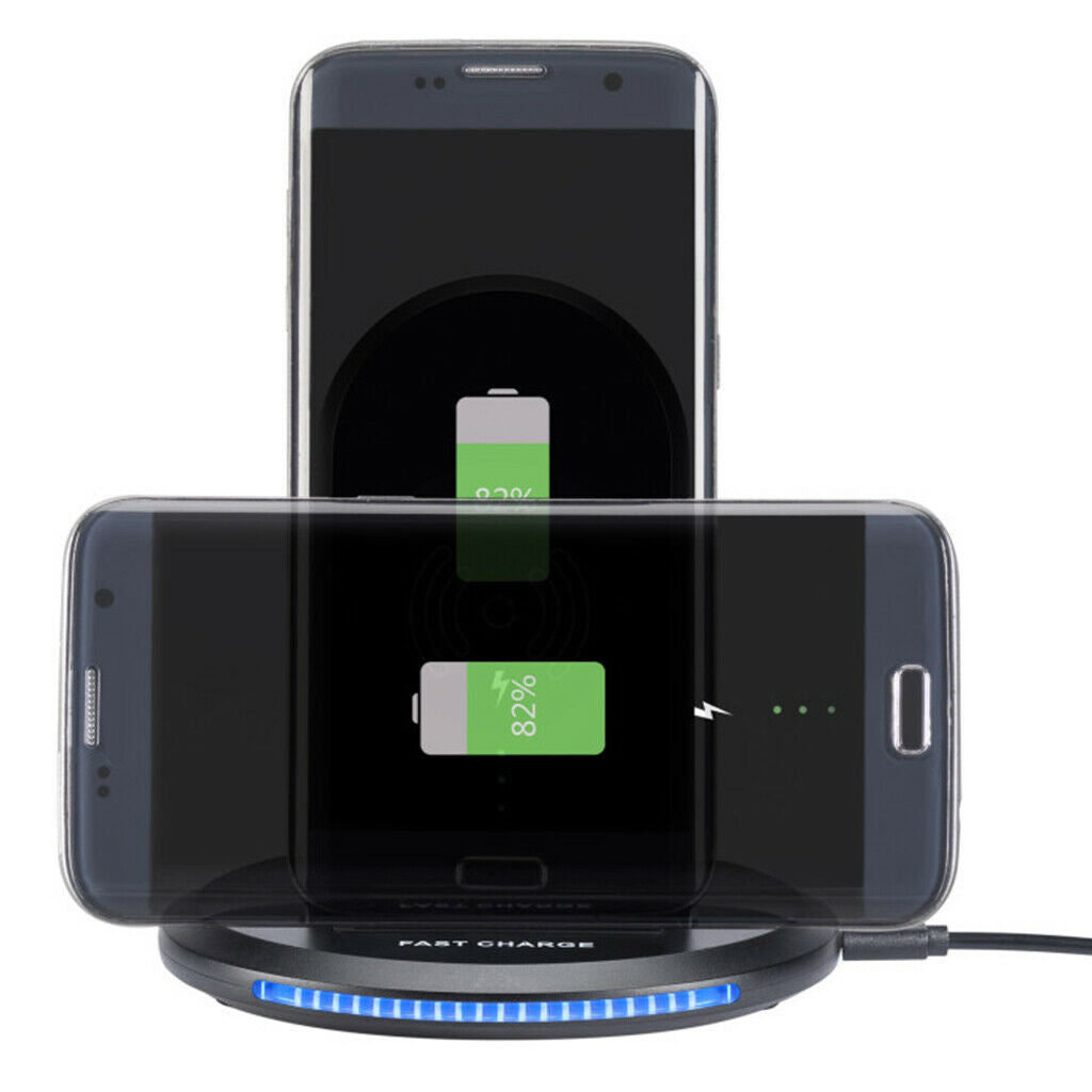 Foldable Wireless Charger,Cellphone Stand Station Wireless Charging Pad for
