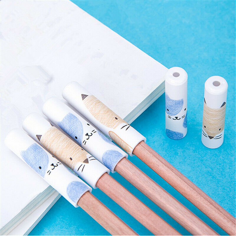 Cap Sheath of Pen Topper Cartoon Plastic Pencil Cap Children Writing Stationery