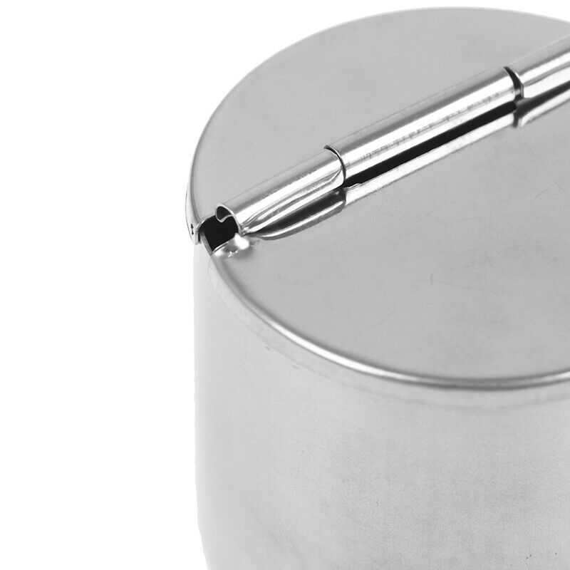 5*5cm Stainless Steel Dental Cotton Tank Alcohol Disinfection Jar Half ClamDEAU